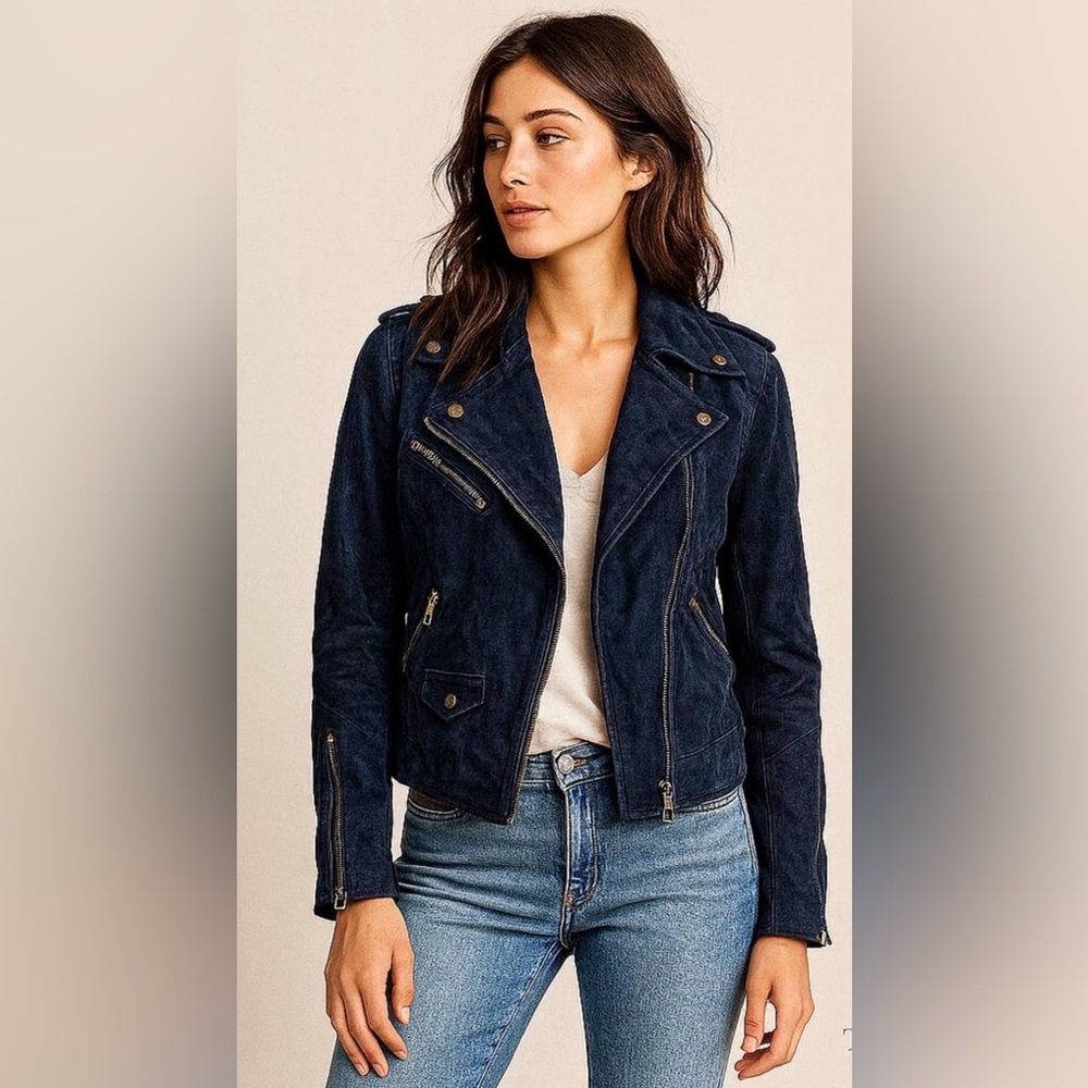 Blank NYC Suede Moto Jacket